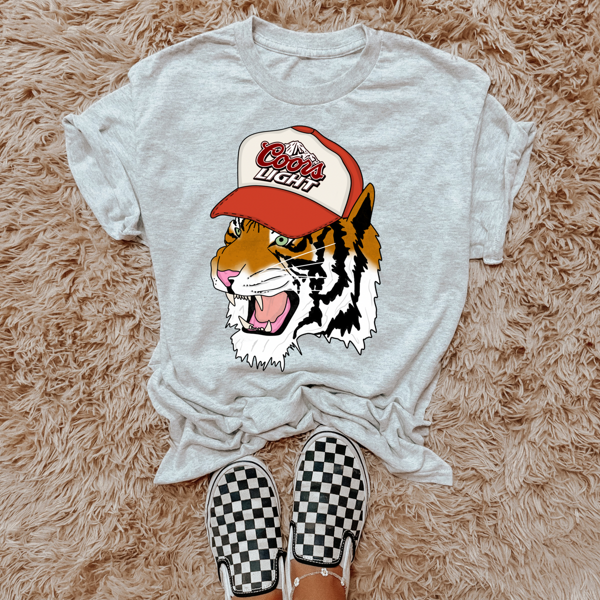 Punchy Tiger TEE or CREWNECK