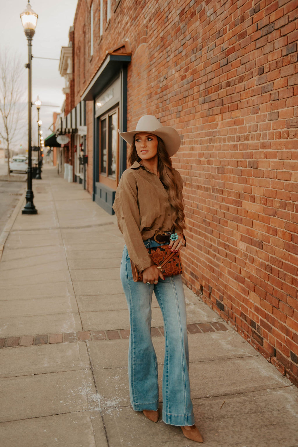 The Tulsa Top in Brown