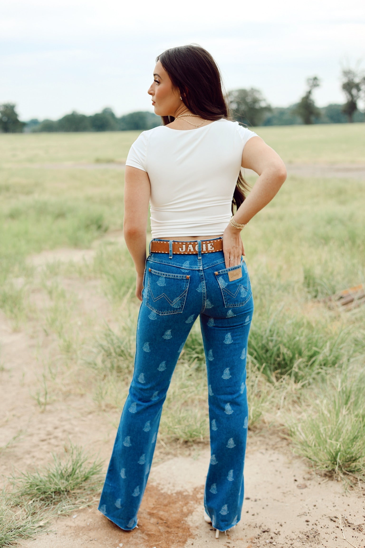 The Wrangler Westward Paisley Bootcut Jeans