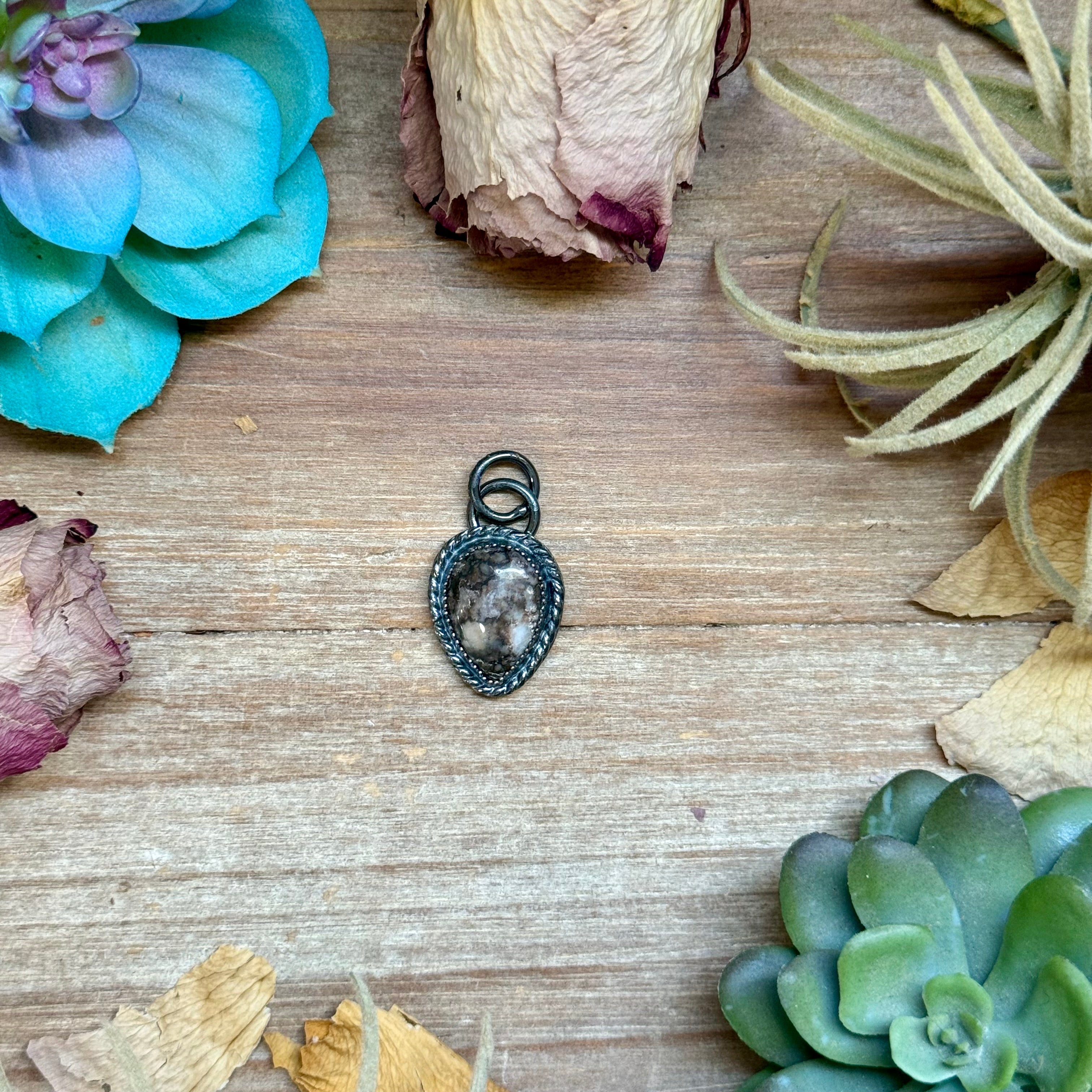 FREE Sterling Silver Necklace + MJ Wild Horse Matrix Charm