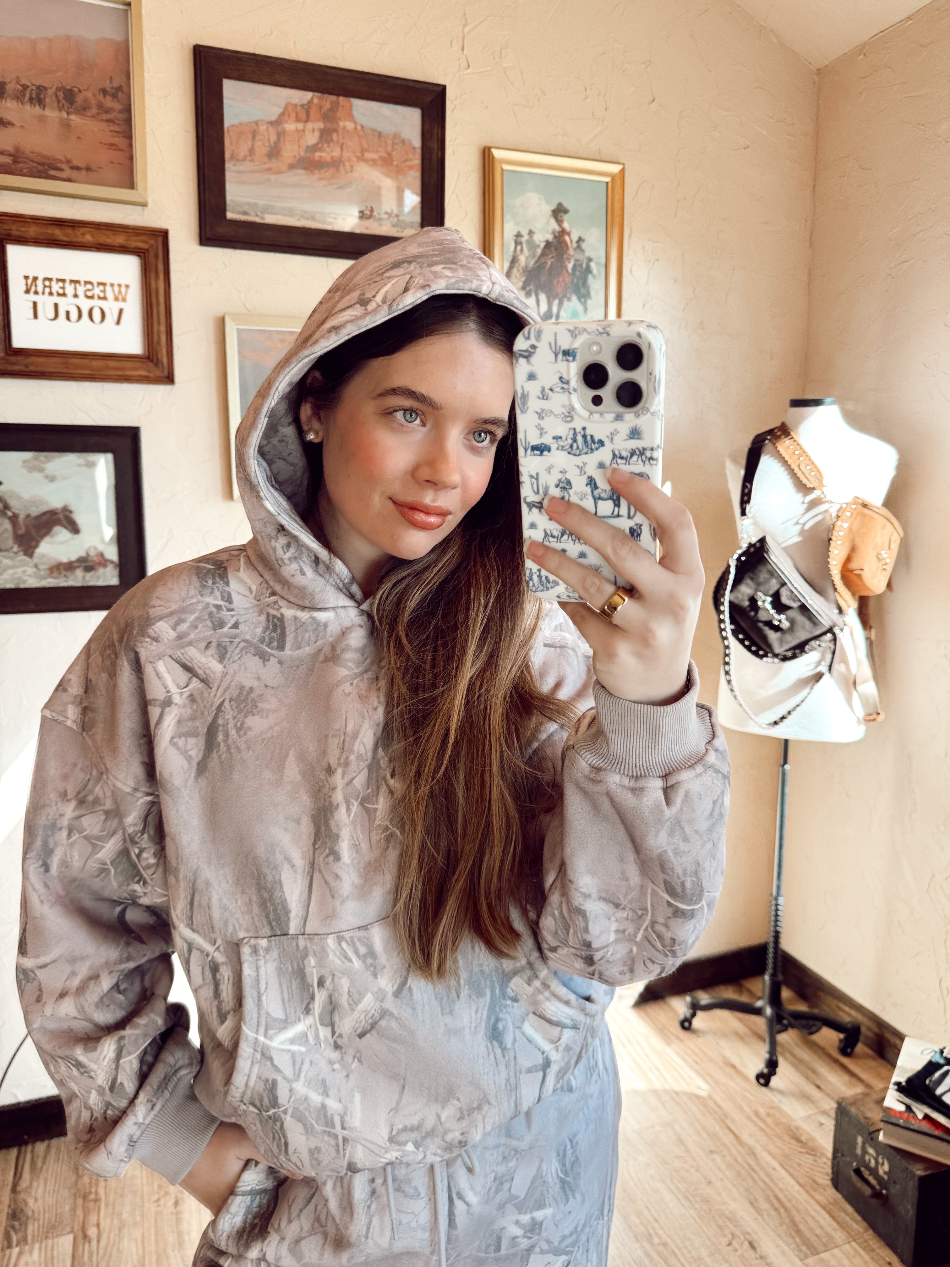 The Grey Tree Camo Hoodie