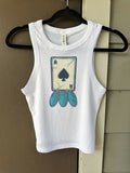 Ace of Spades Cropped Tank