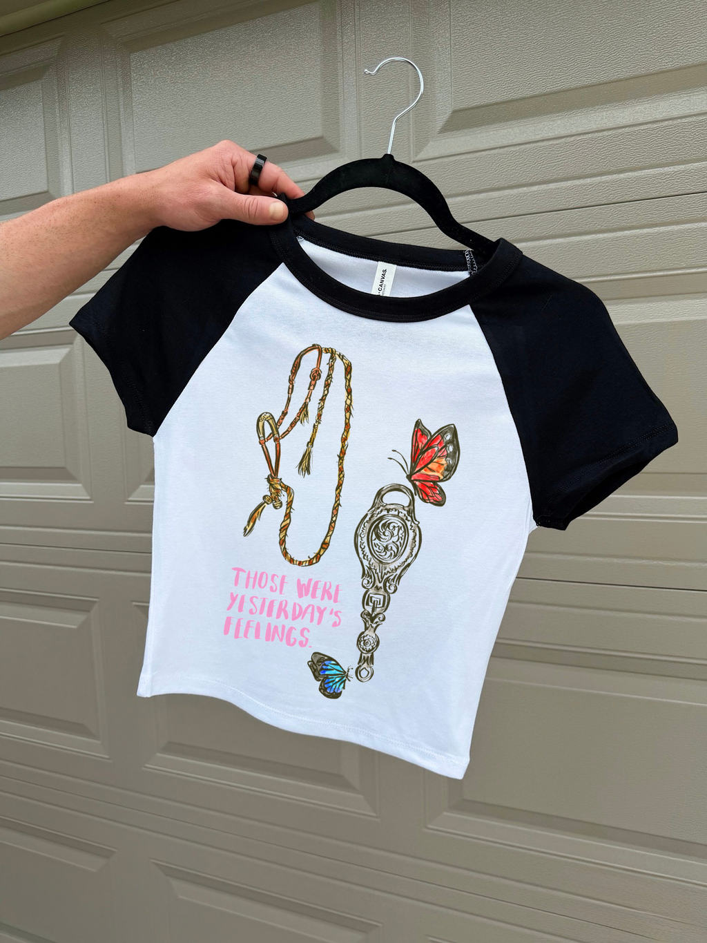Those Were Yesterday’s Feelings Baby Tee