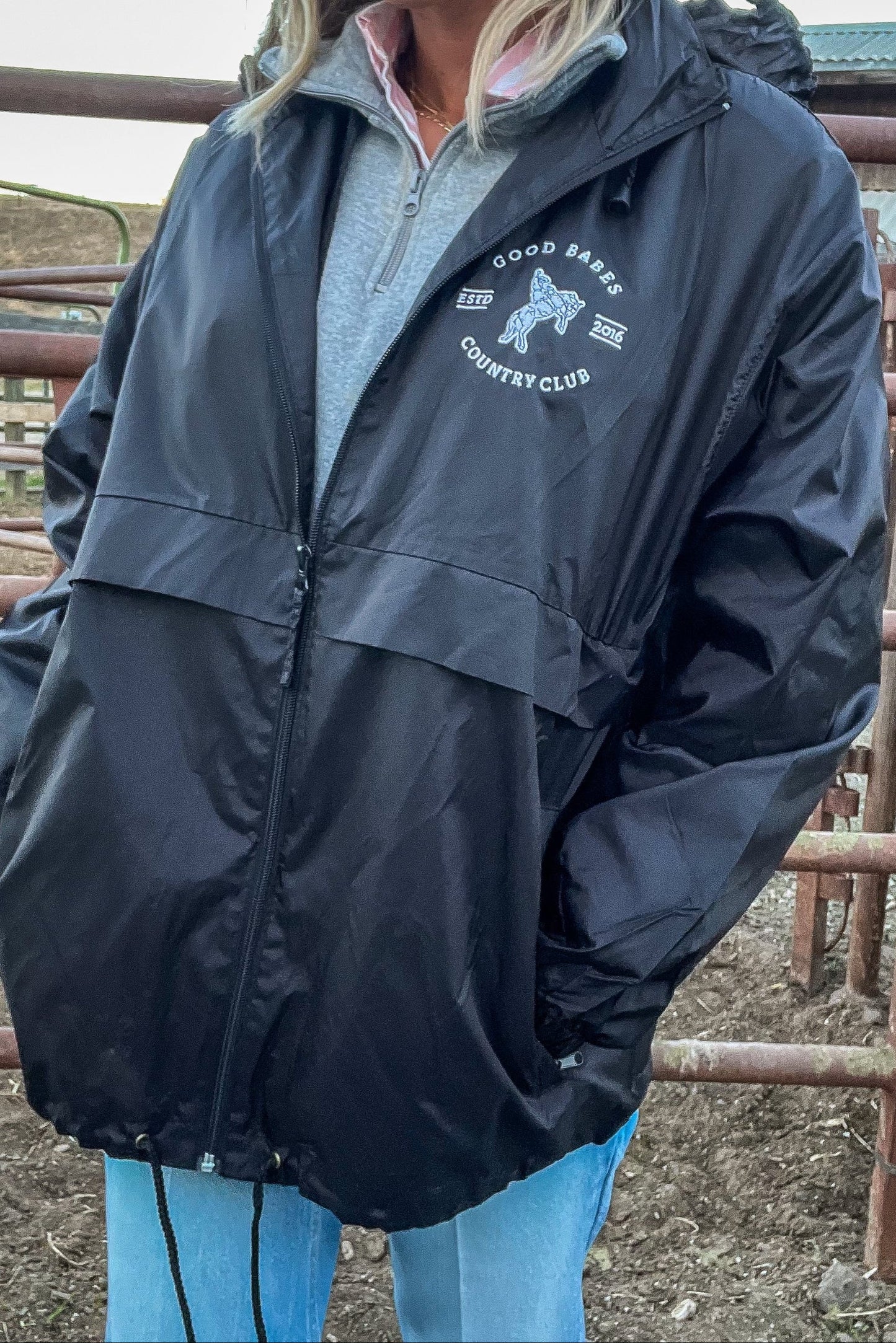 The Good Babes Country Club Windbreaker