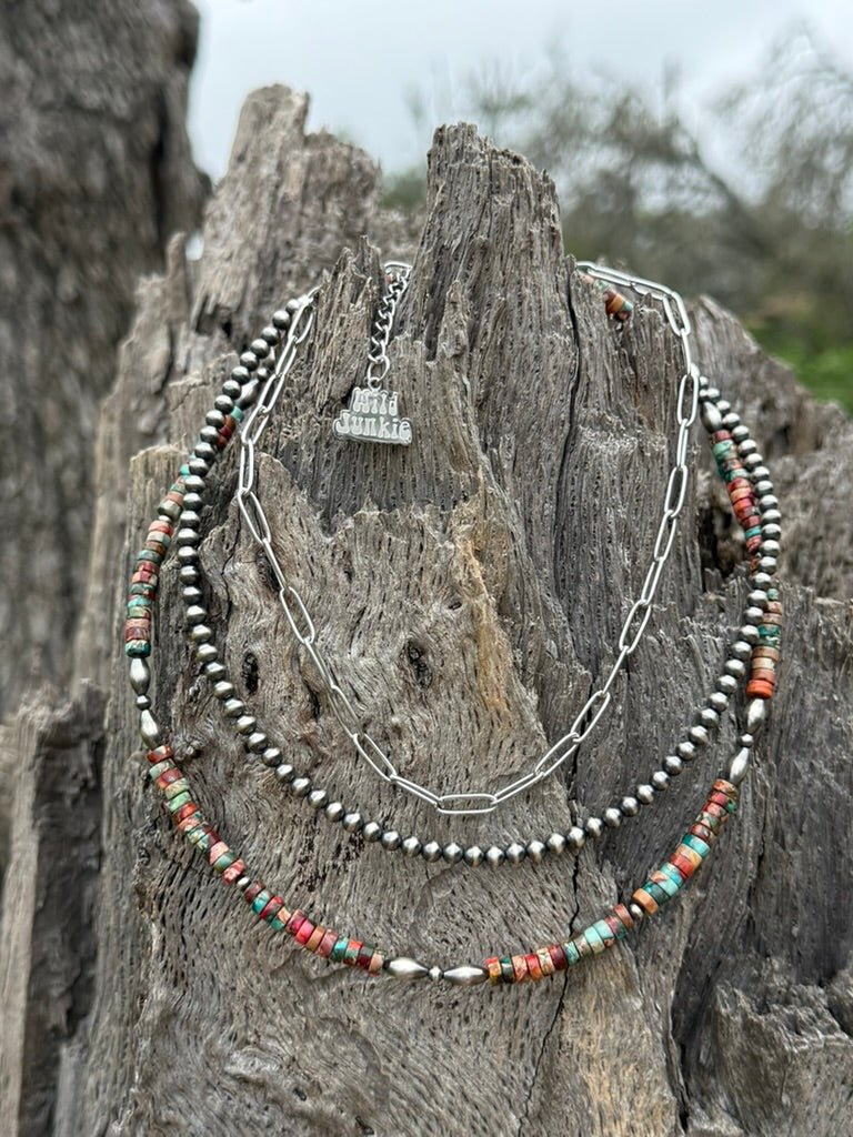 Canyon Clay Turquoise Beaded Necklace