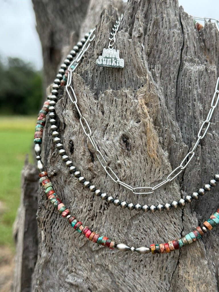 Canyon Clay Turquoise Beaded Necklace
