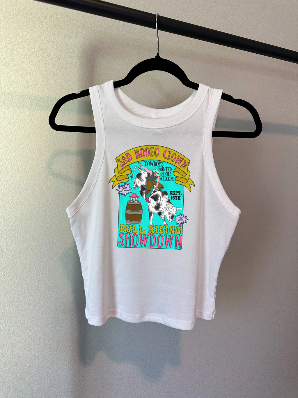 Rodeo Poster Cropped Tank