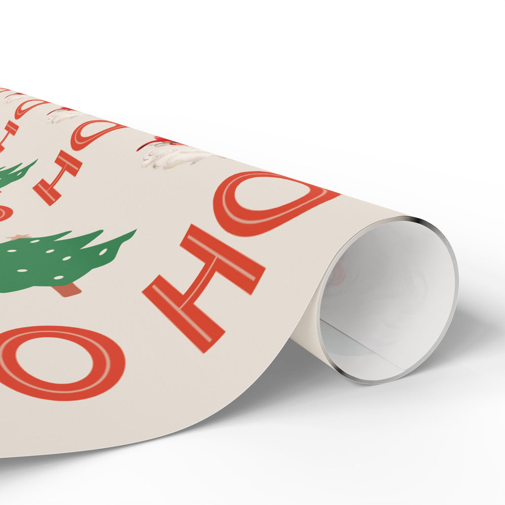 Christmas 'HO HO HO' Trump Wrapping Paper Roll — Festive Holiday Gift Wrap