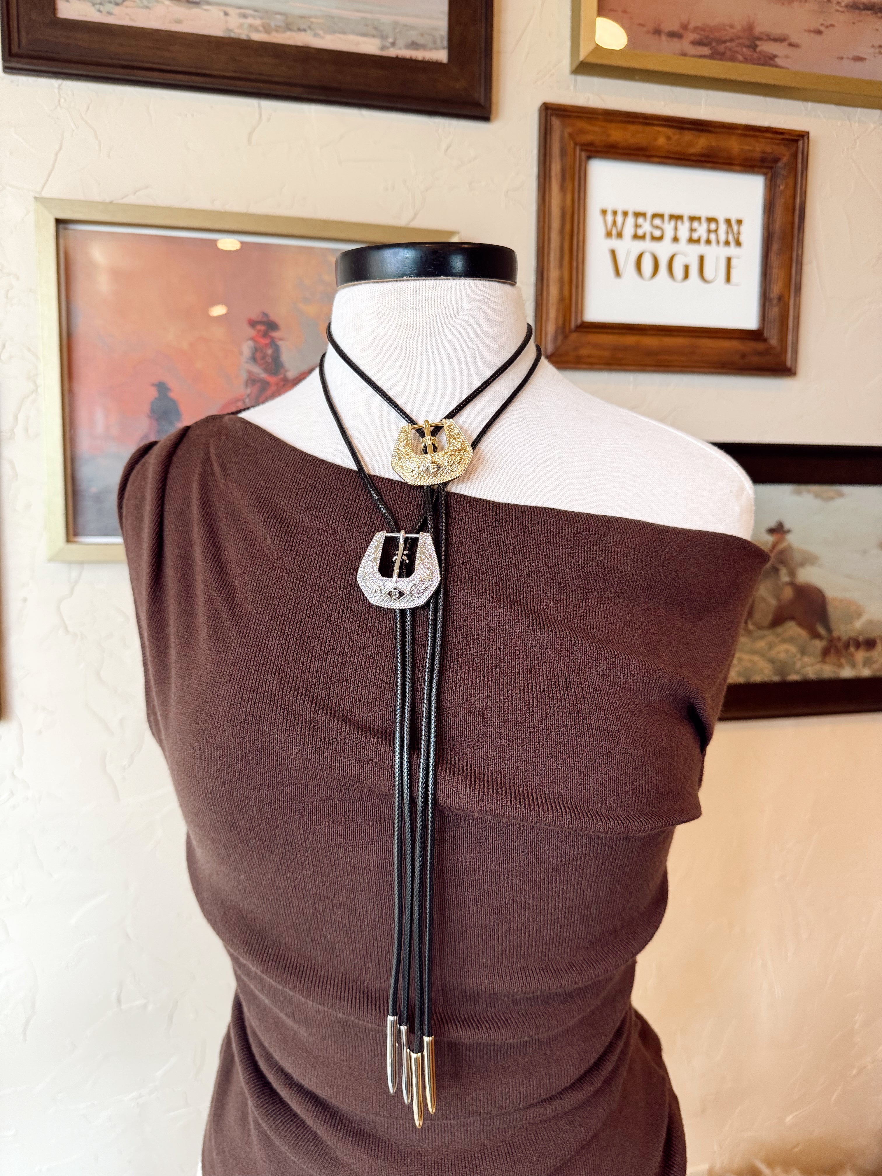 The Buckle HillBetty Bolo Necklace {GOLD + SILVER}