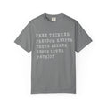 Patriot Text Tee - "Free Thinker, Freedom Keeper, Truth Seeker, Jesus Lover"
