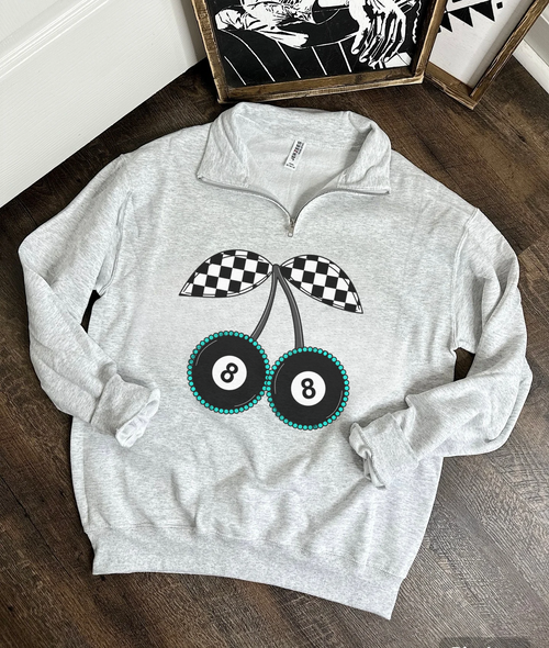 8 Ball Cherries Quarter Zip
