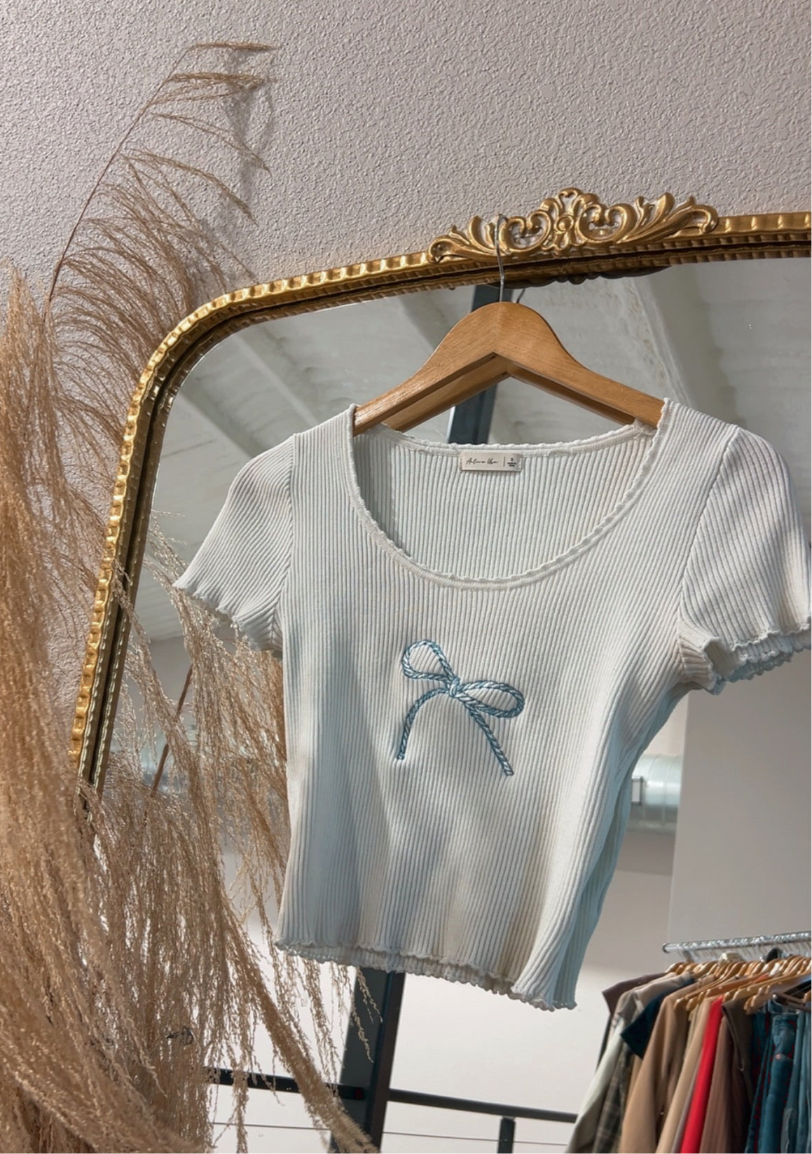 SALE The Rope Bow Top in White