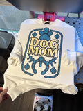 Turquoise Dog Mom TEE or CREWNECK