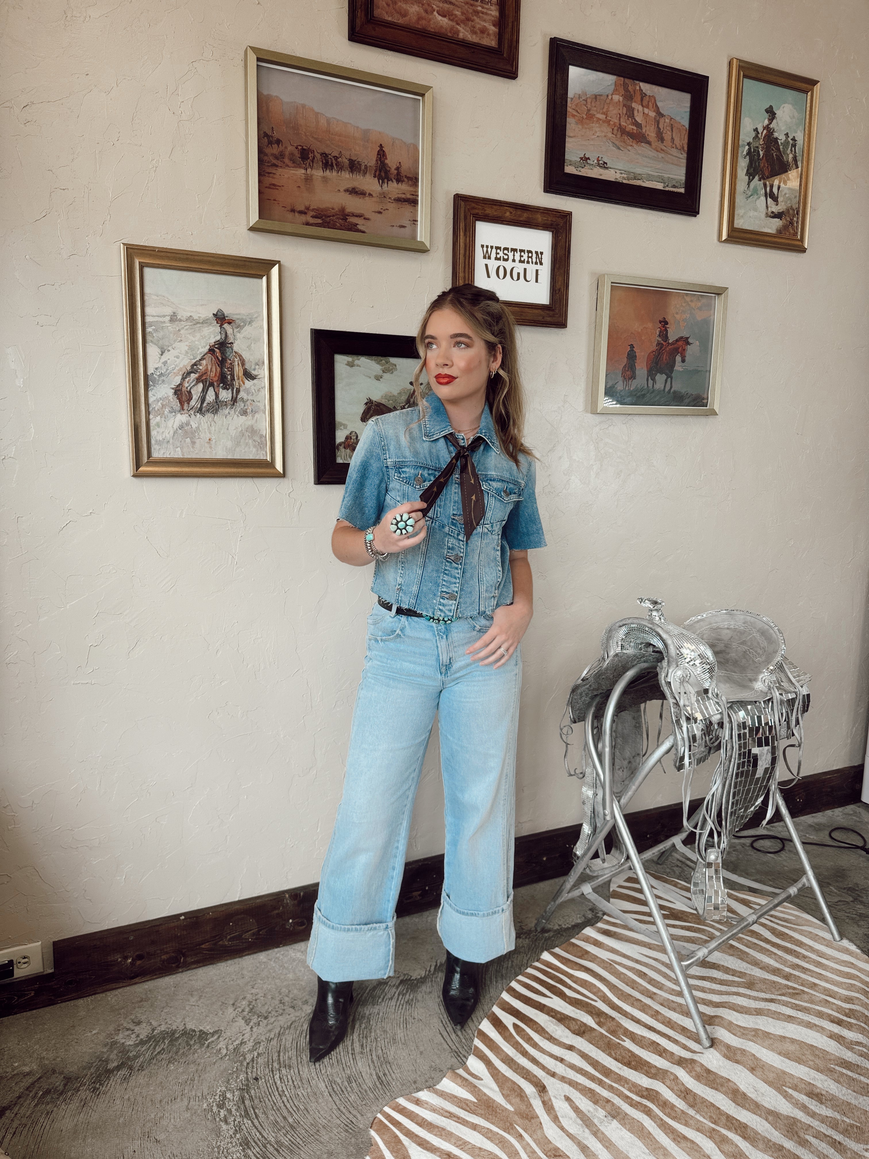 The Fiona Jeans in Light Wash