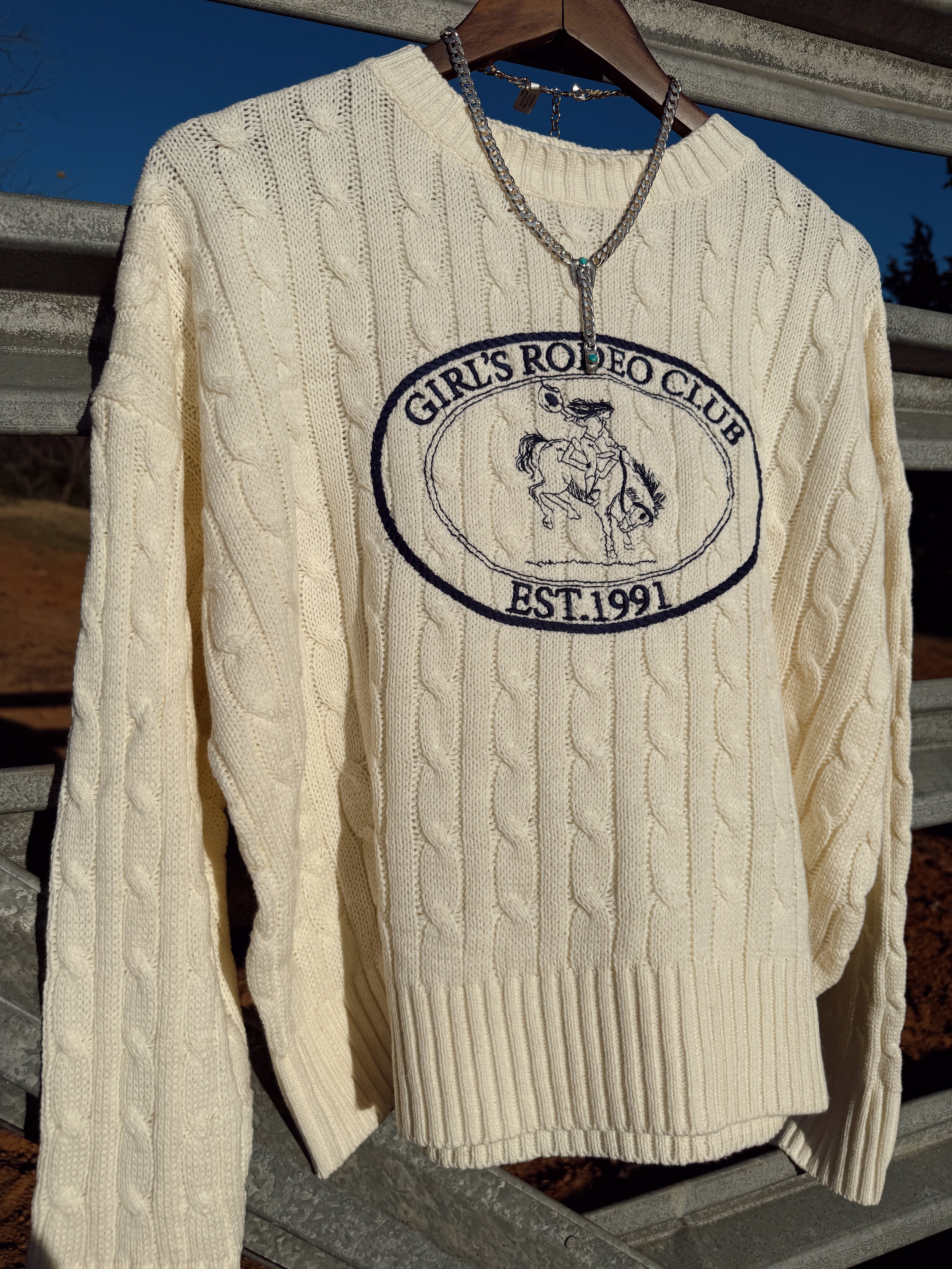 The Cable Knit Rodeo Top
