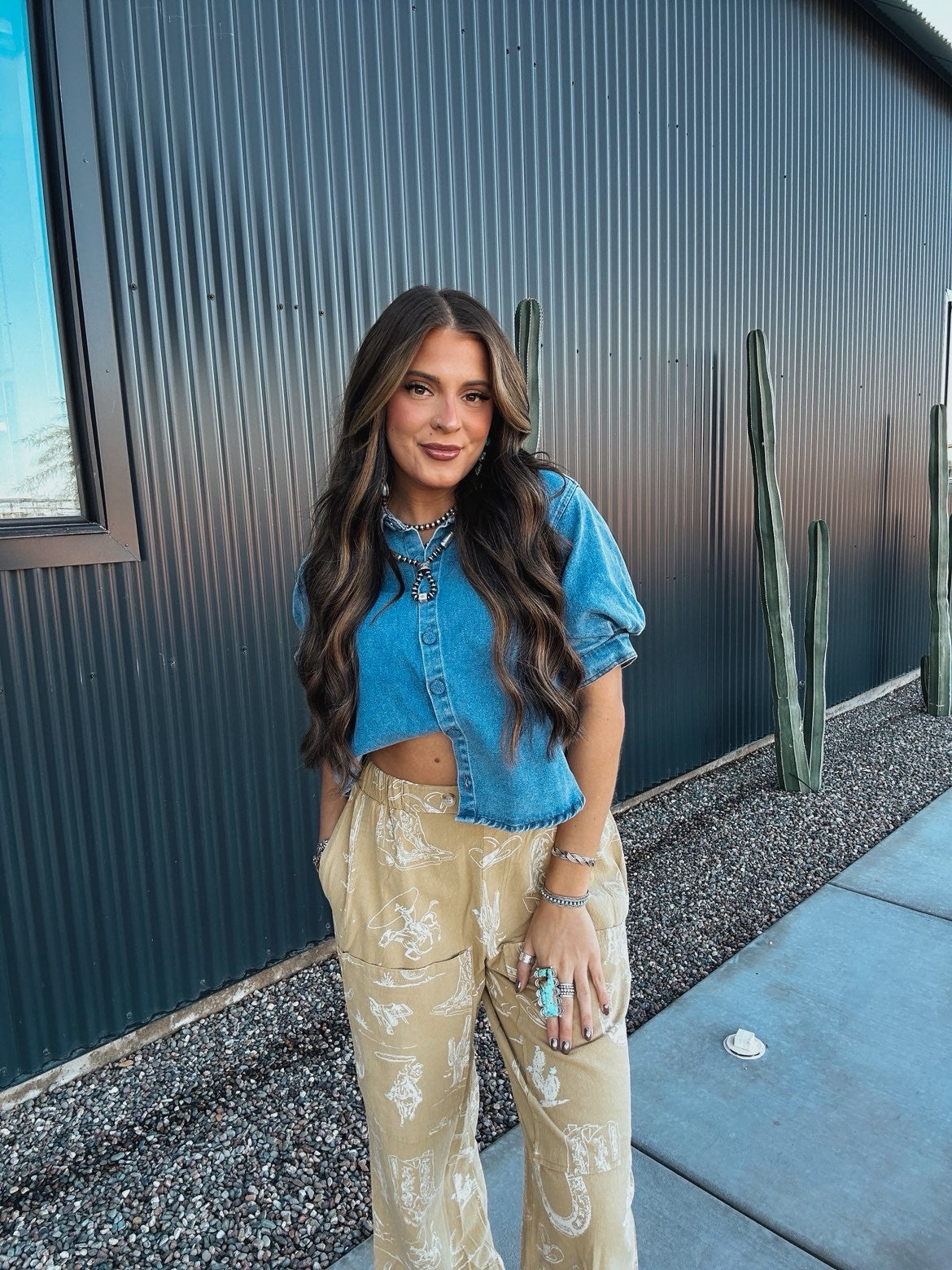The Western Pants - Tan