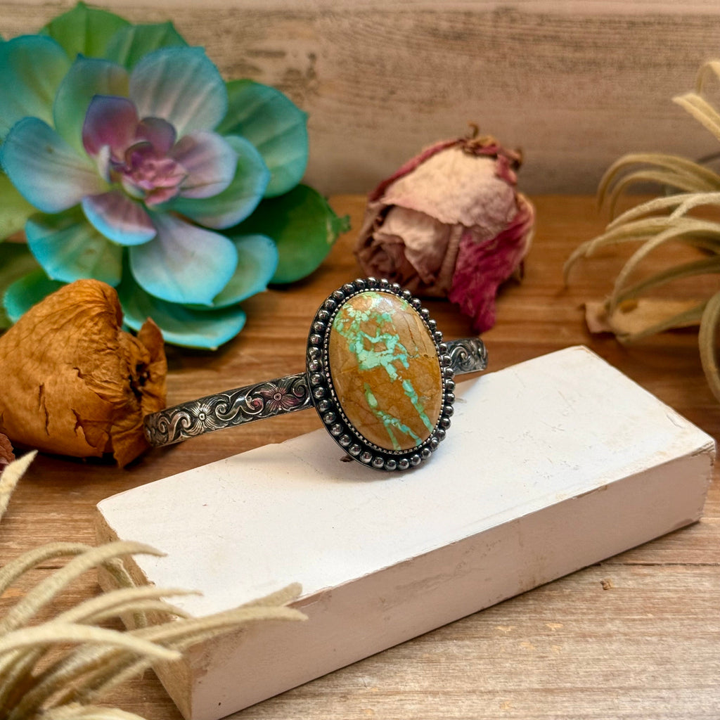 MJ Royston Turquoise Statement Cuff