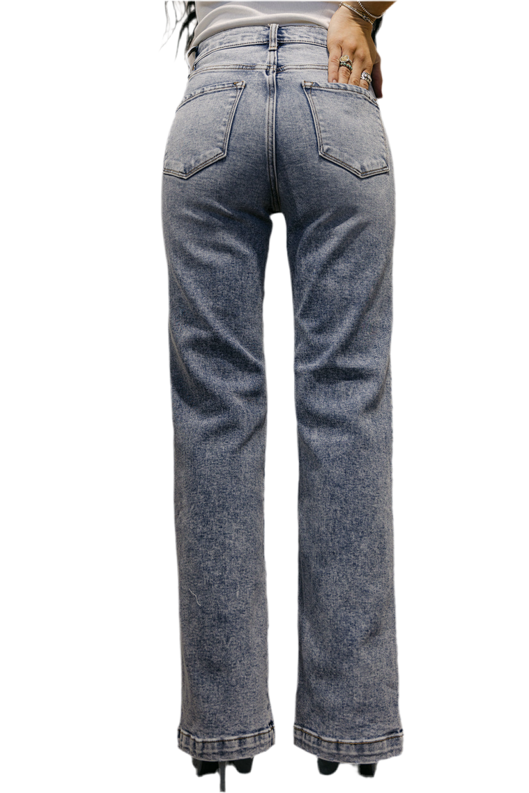 The Beck Kancan Straight Leg Jean