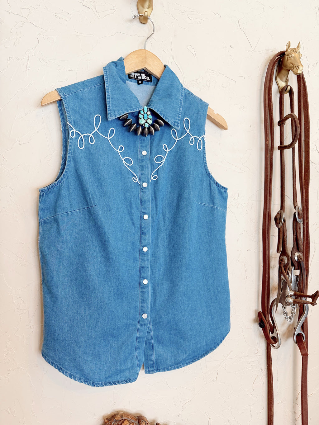 The Dallas Days Denim Top