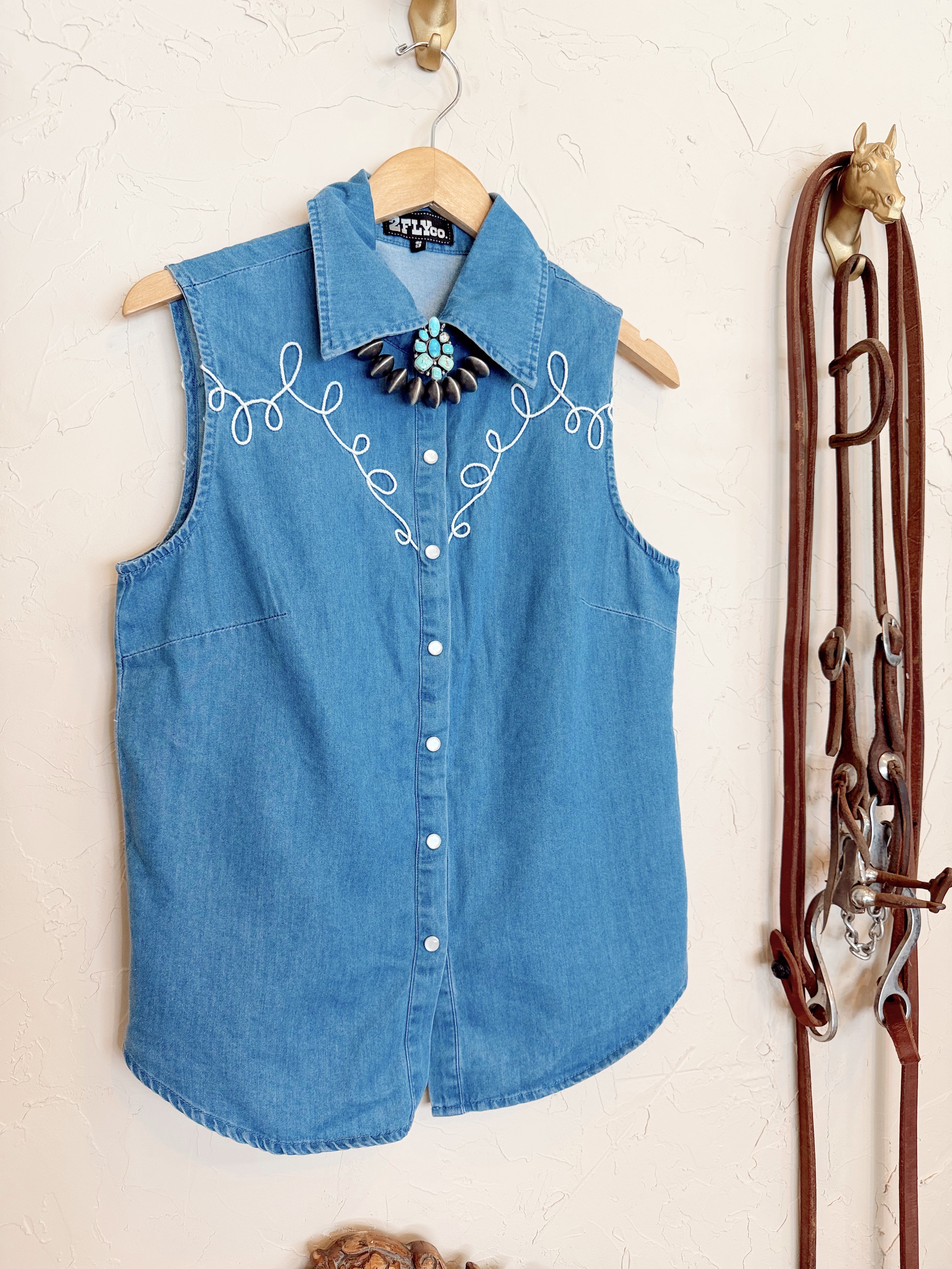 The Dallas Days Denim Top