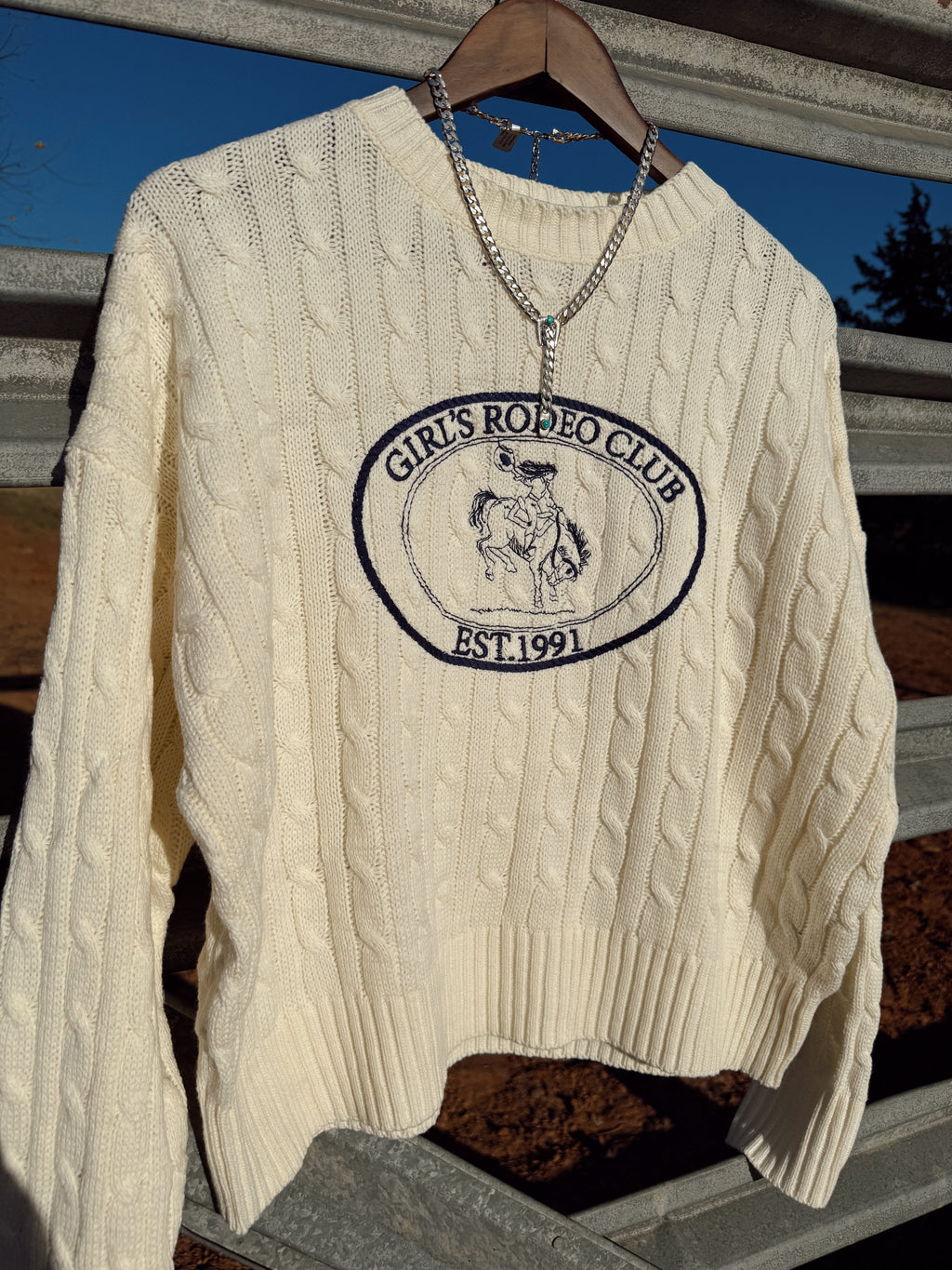 The Cable Knit Rodeo Top