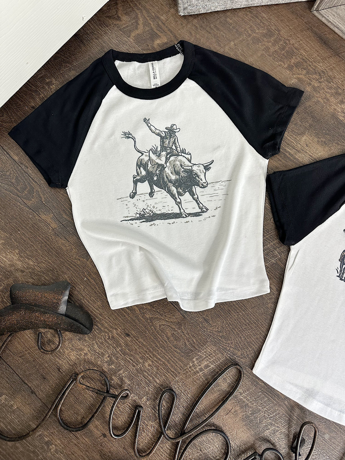Vintage Bull Rider Baby Tee