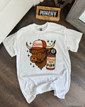 Punchy Highland TEE or CREWNECK