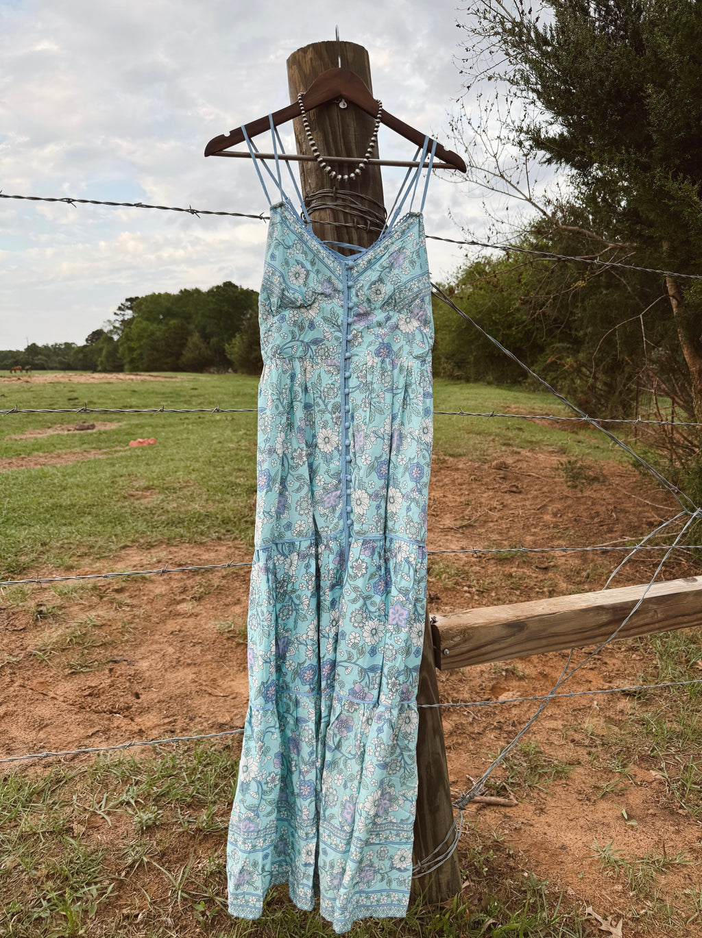 The Blue Iris Maxi Dress