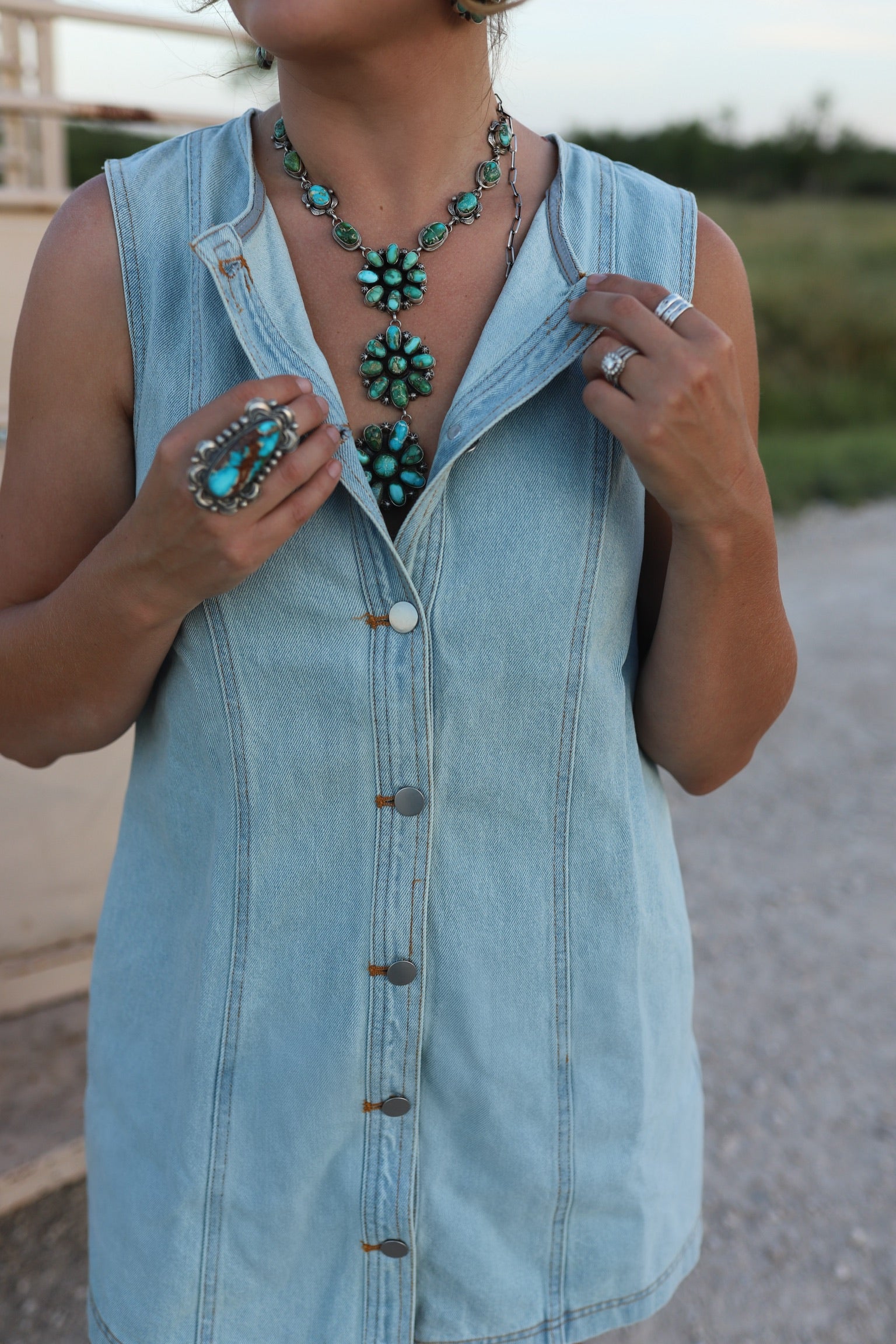 The Dobbs Denim Dress in Light Wash