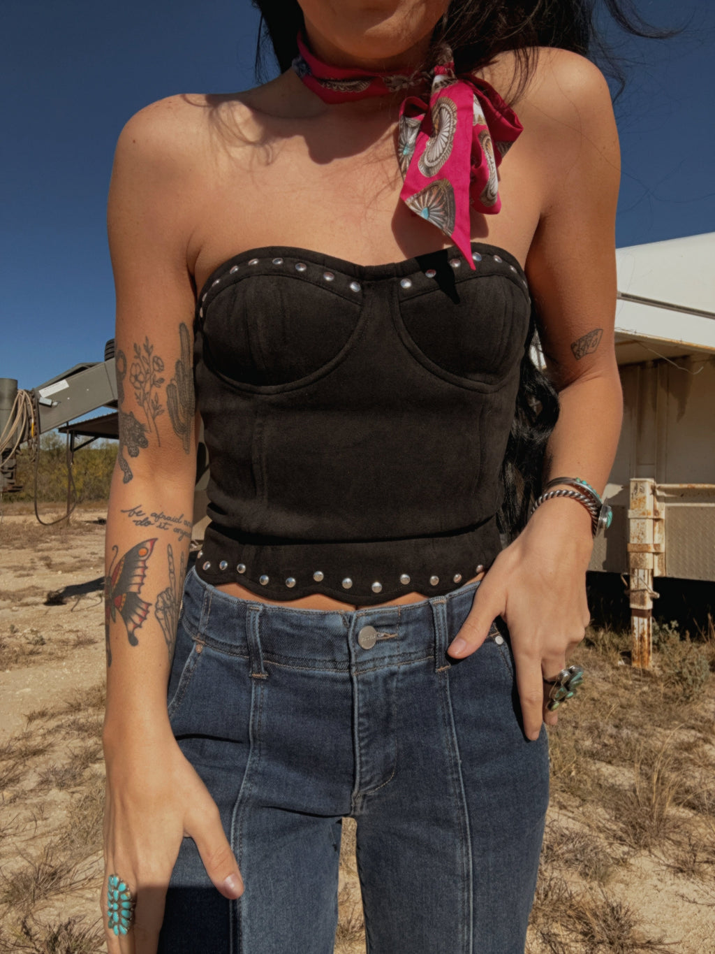 The Suede Top