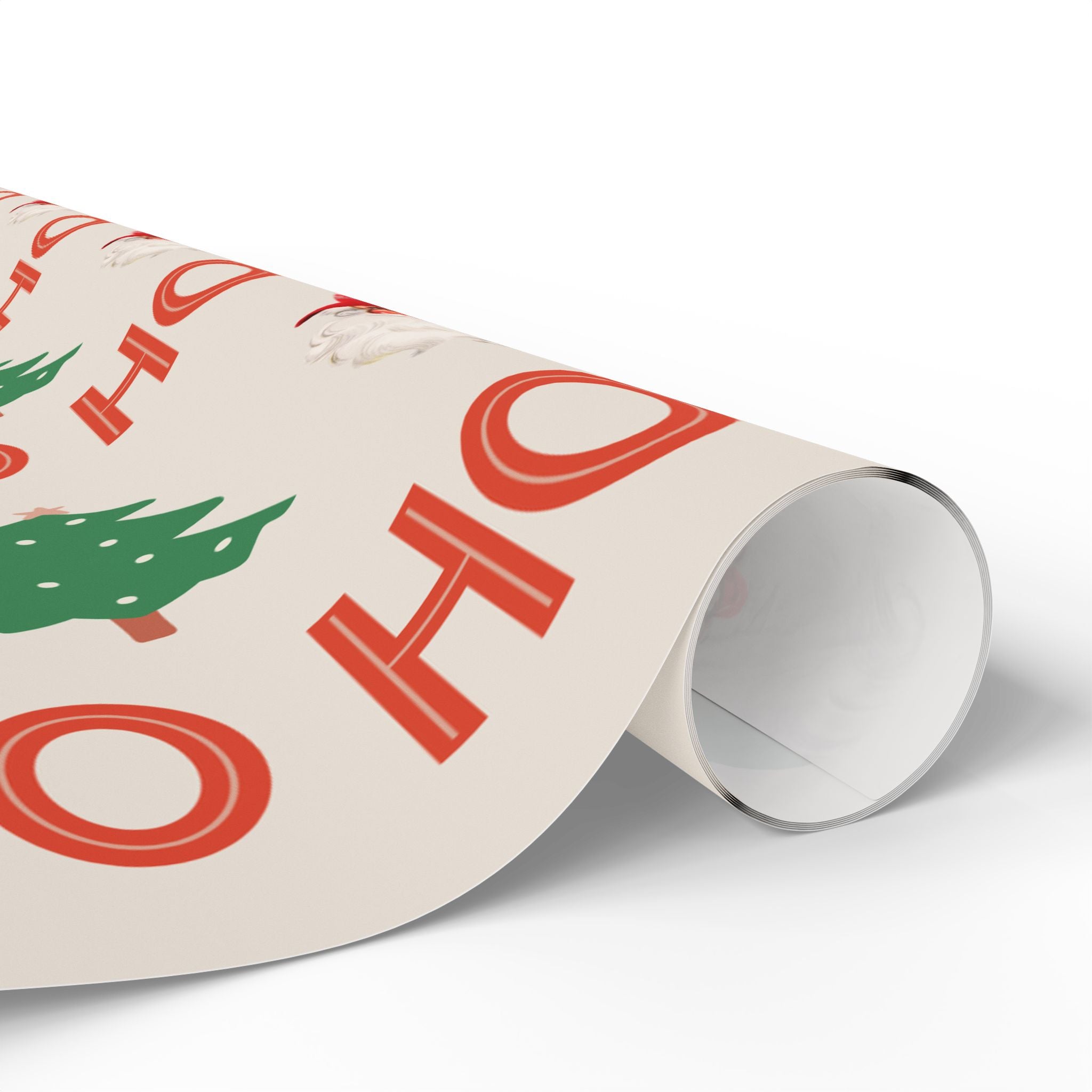 Christmas 'HO HO HO' Trump Wrapping Paper Roll — Festive Holiday Gift Wrap