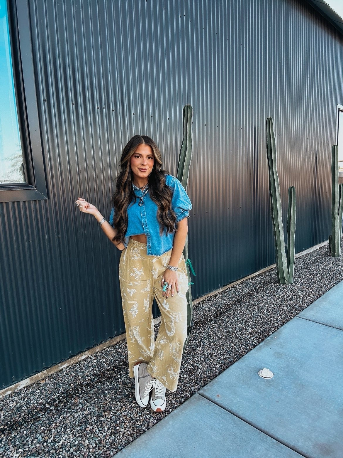 The Western Pants - Tan