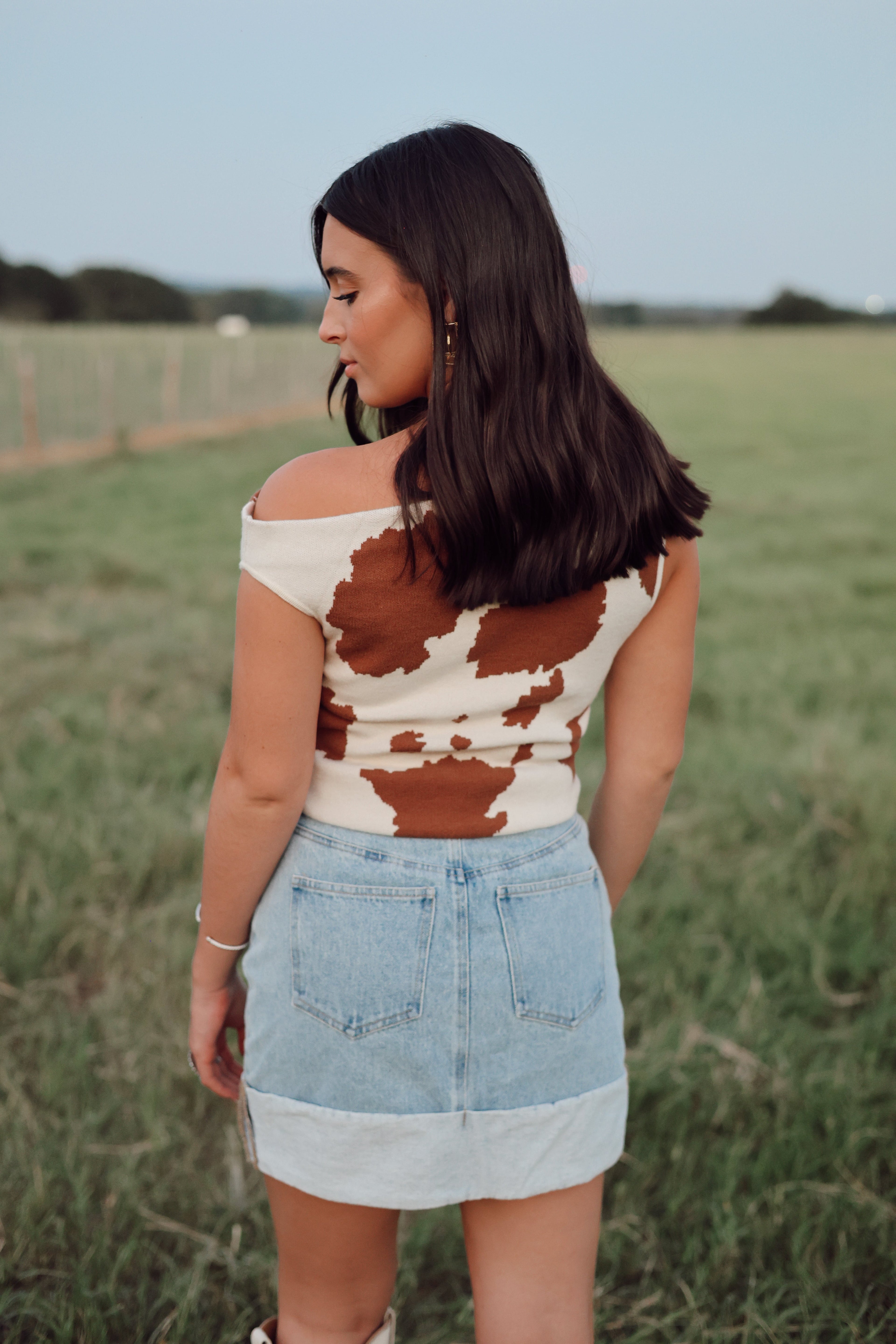The Athens Top in Animal Print EXTRA SMALL
