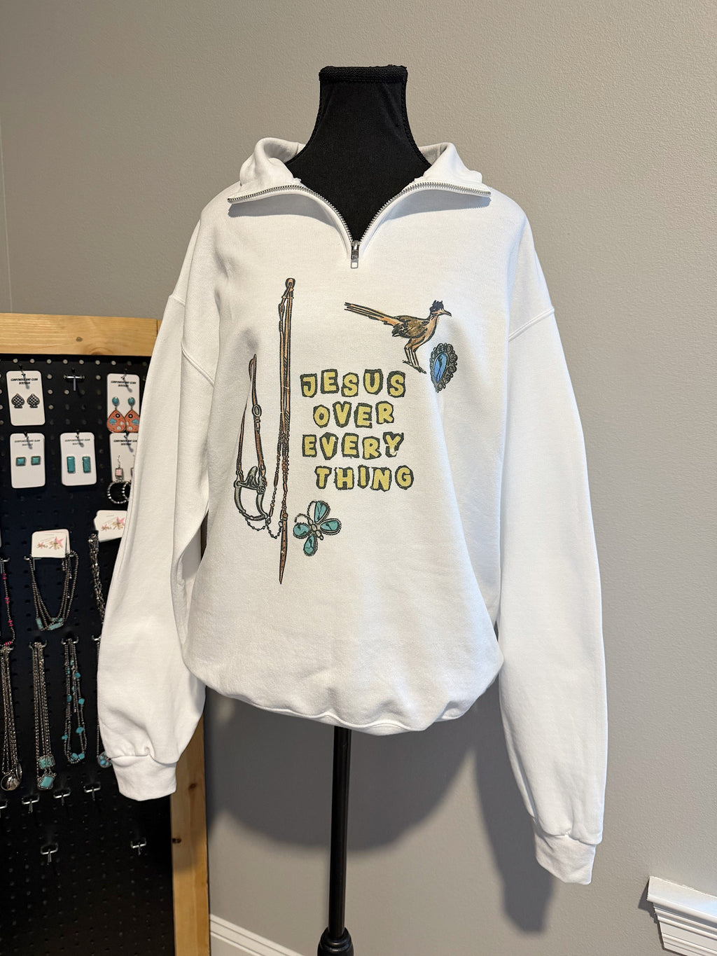 Jesus Over Everything Quarter Zip