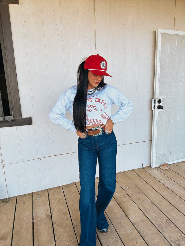The Tessa Jean in Dark Wash