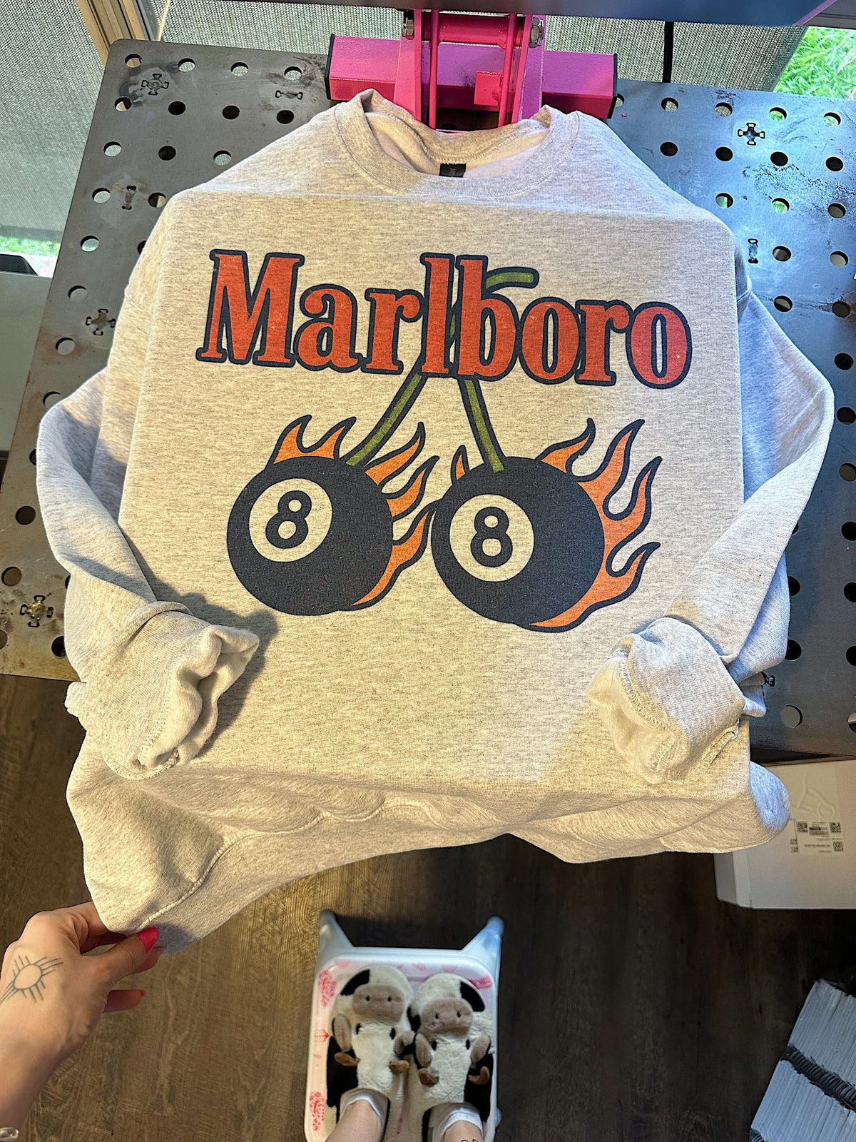 8 Ball Cowboy Killers TEE or CREWNECK