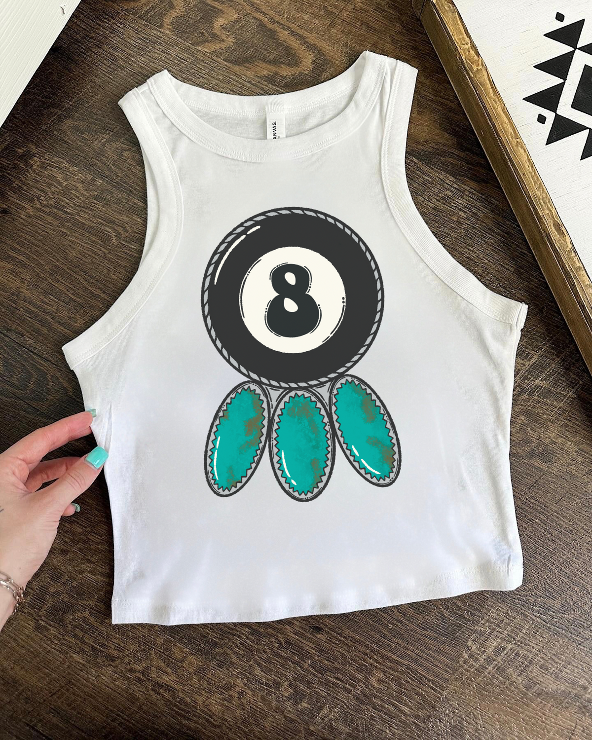 8 Ball Cropped Tank