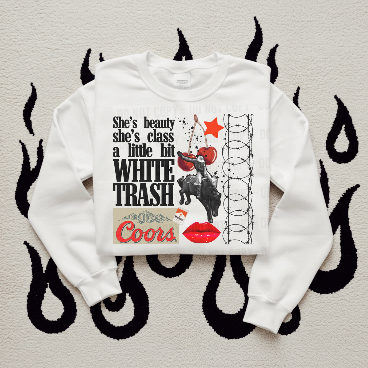 White Trash TEE or CREWNECK