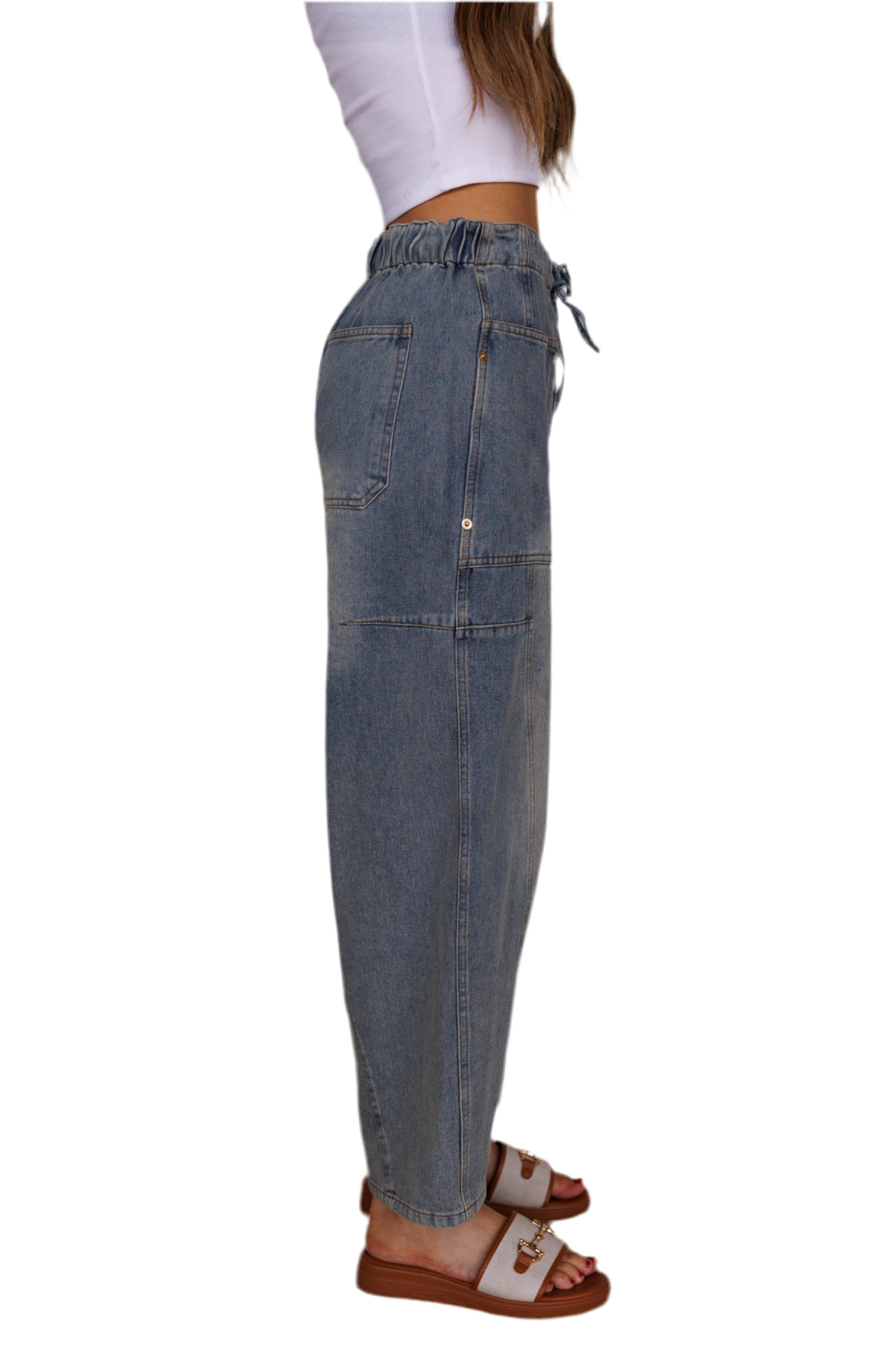 The Sariah Barrel Jean
