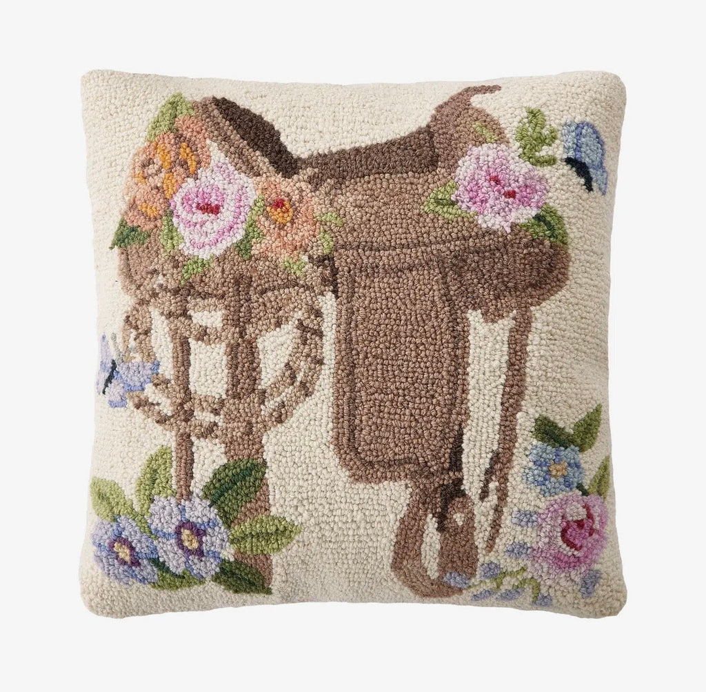 The Floral Saddle Hook Pillow