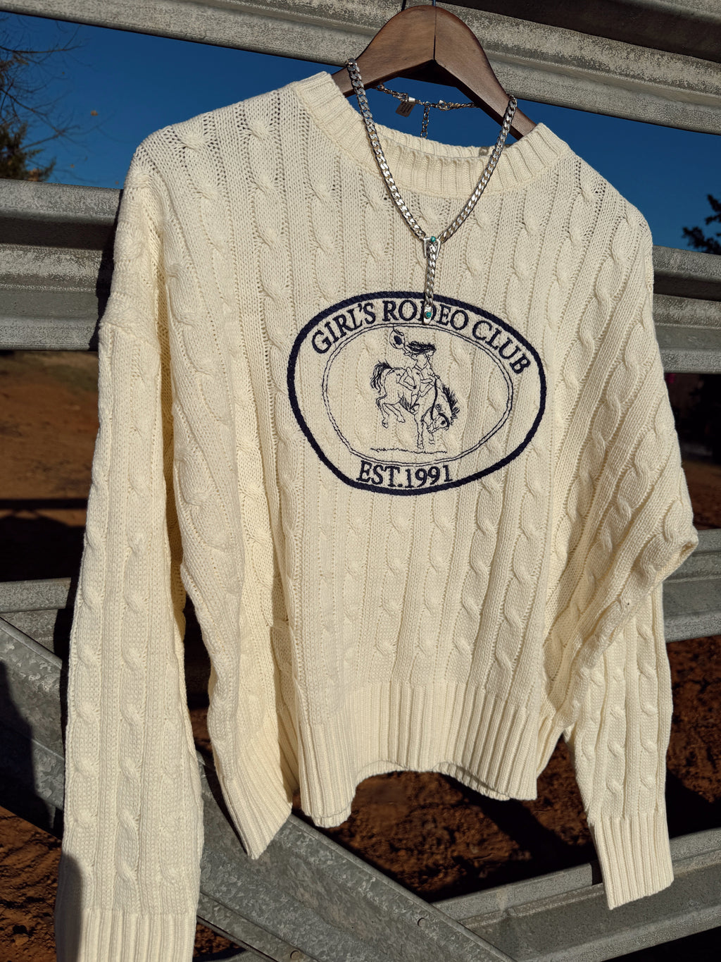 The Cable Knit Rodeo Top