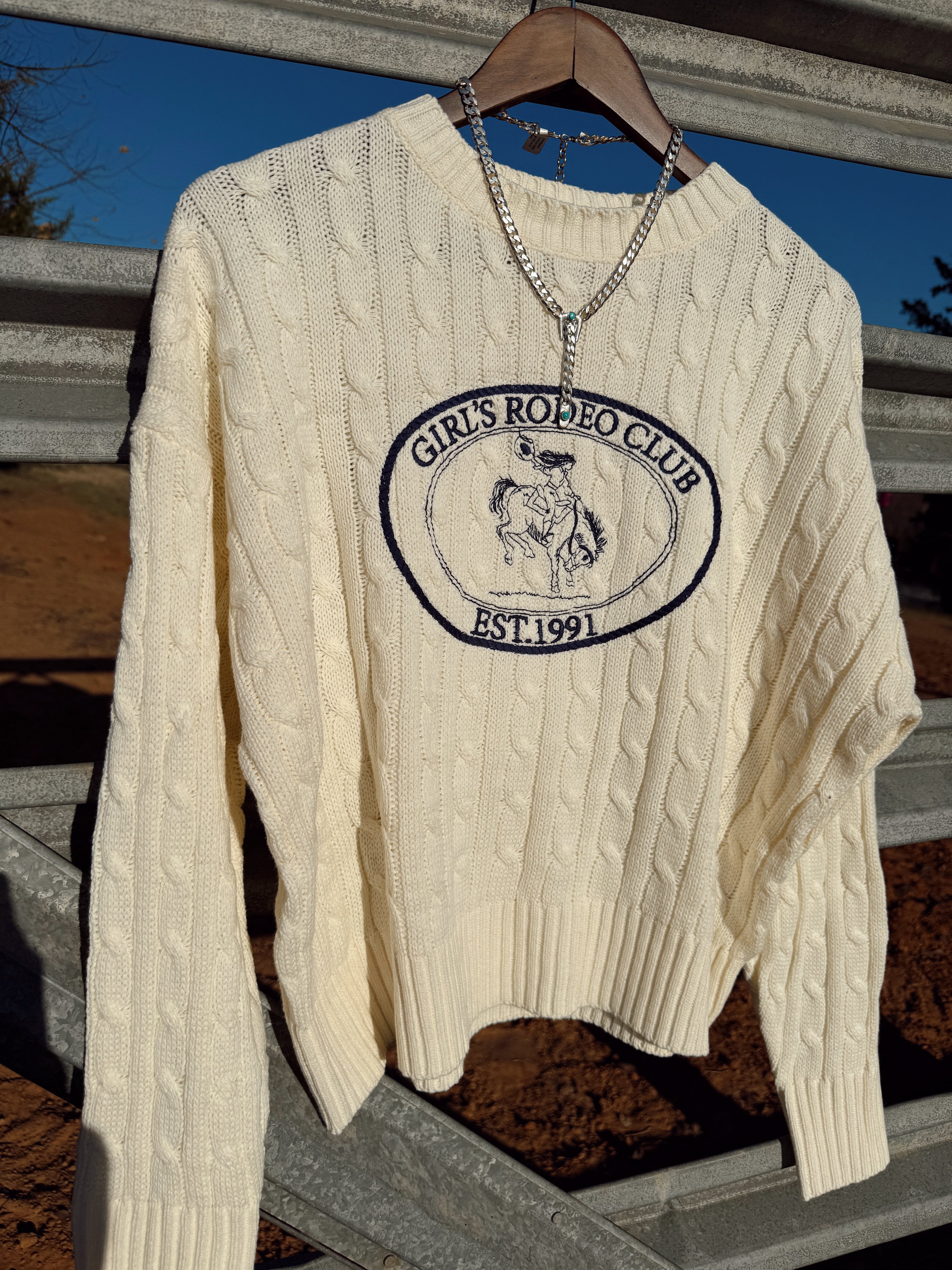 The Cable Knit Rodeo Top