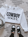 Cowboy Vogue TEE or CREWNECK