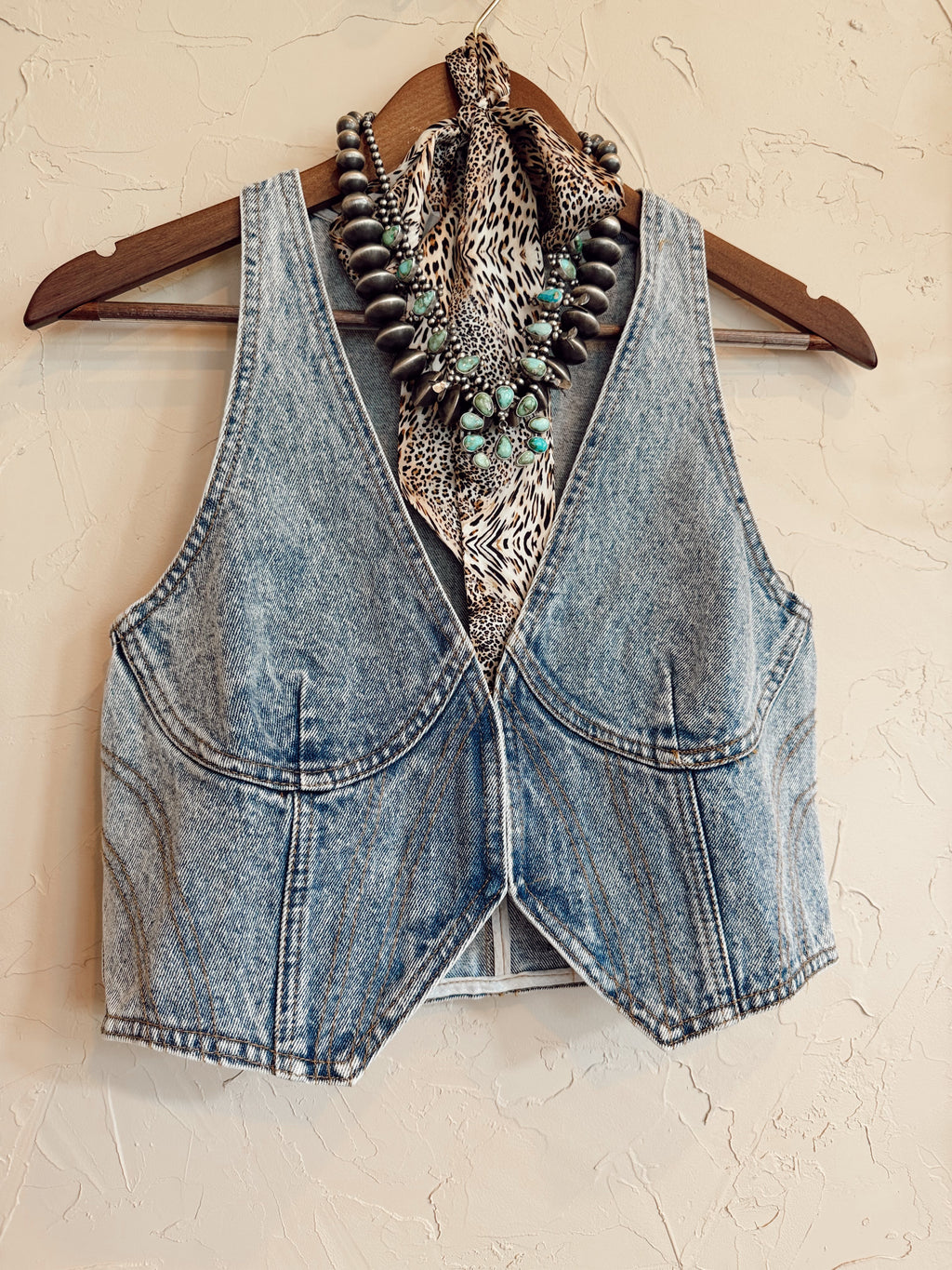 The Devan Denim Top