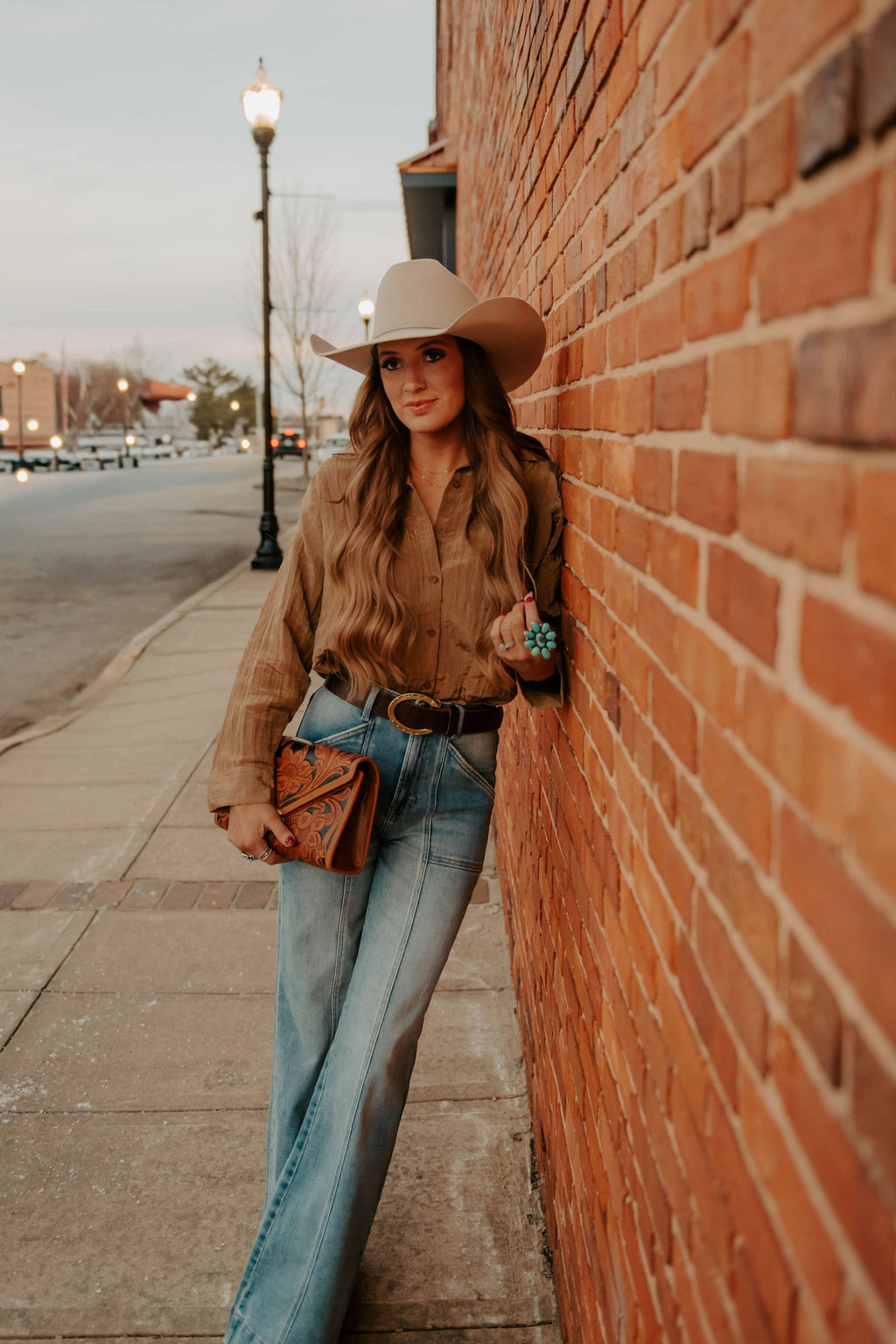 The Tulsa Top in Brown