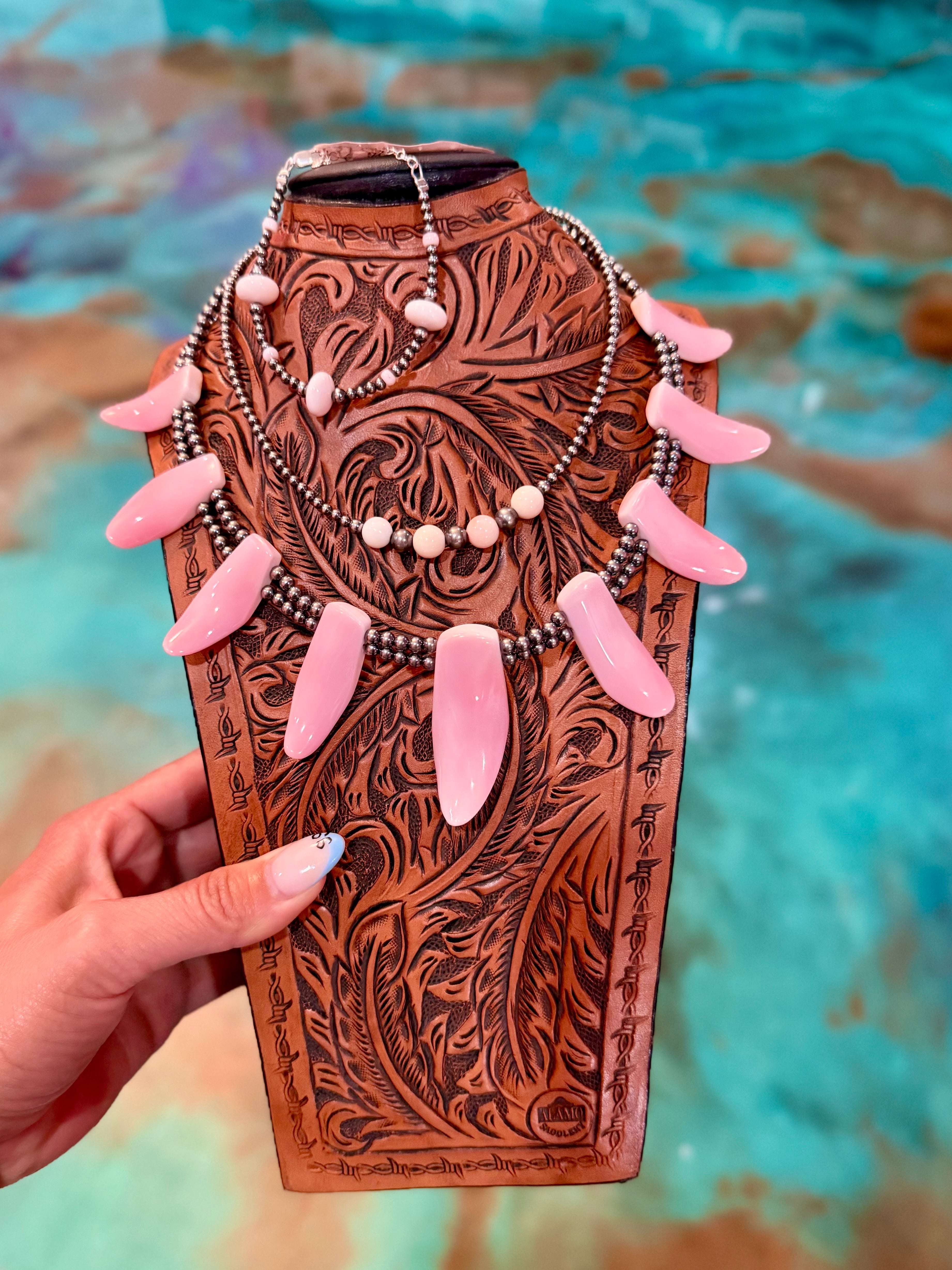 Jaci Set Pink Conch & Sterling Silver - Pick Your Favorite
