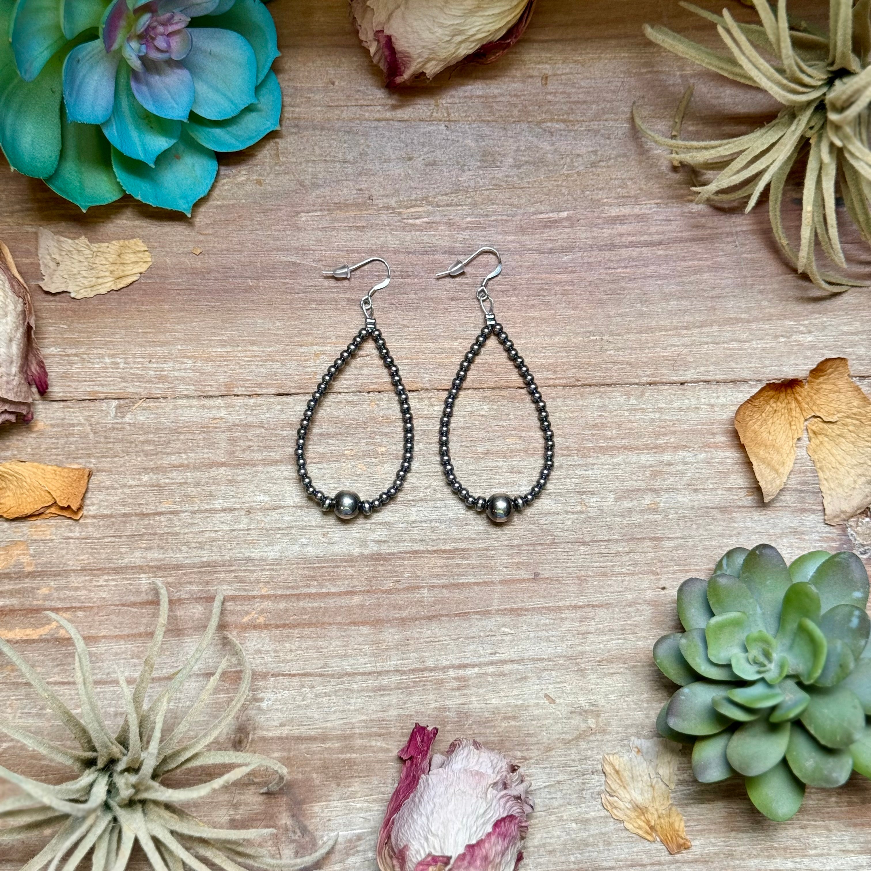 Sterling Silver Teardrop Earrings
