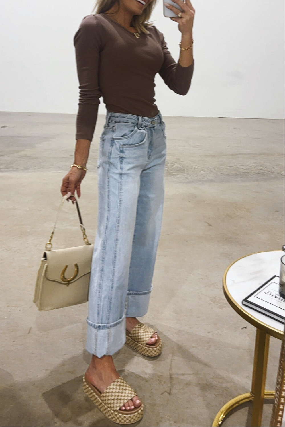 The Emaline Wide Leg Jean