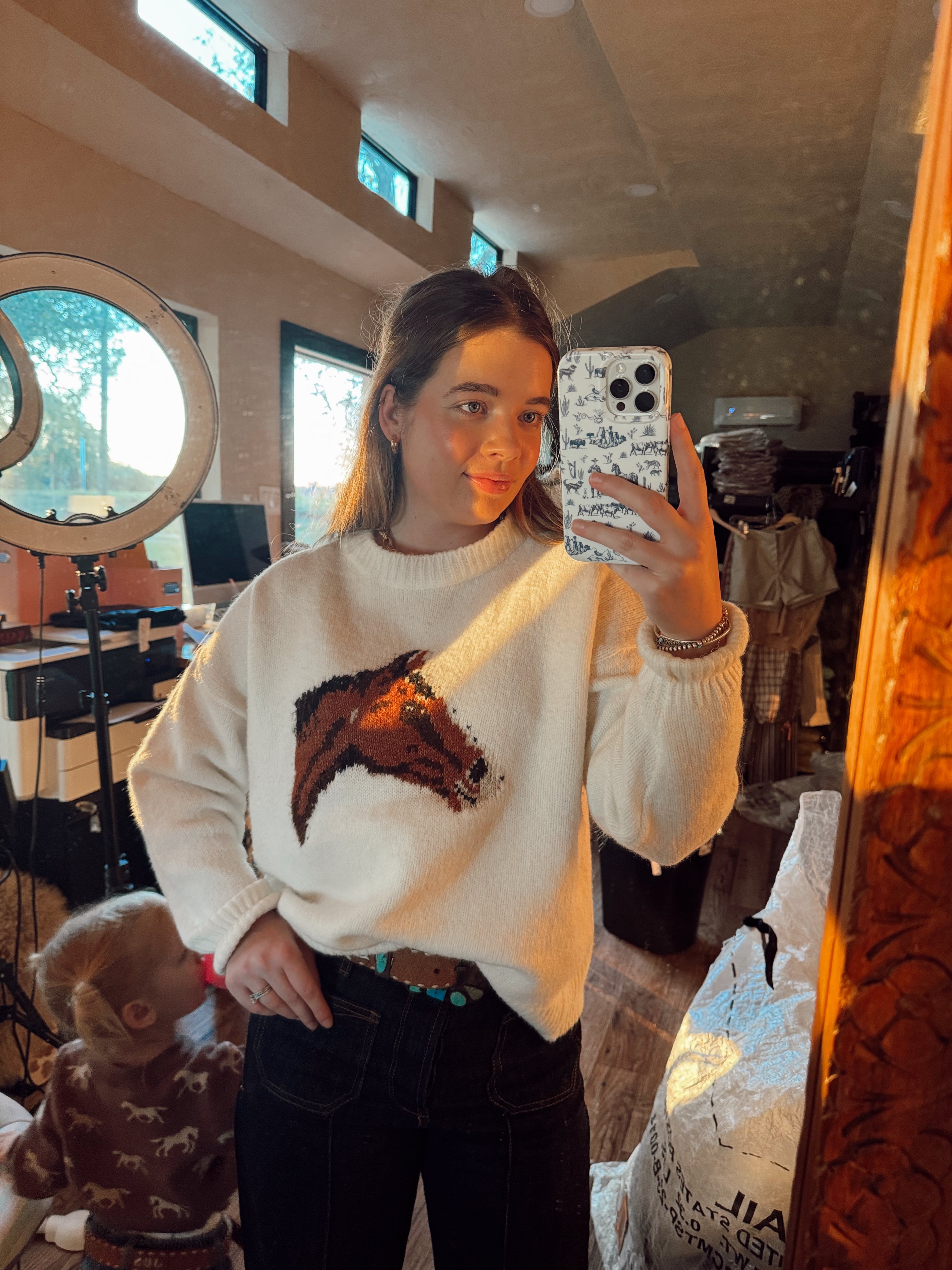 The Flicka Sweater SMALL