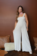 The Jasper Jumpsuit in Oatmeal
